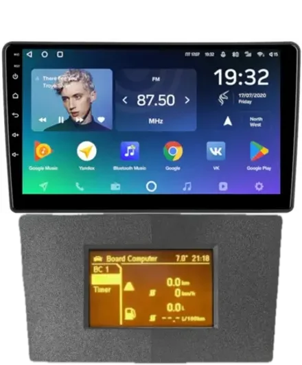 Магнитола для Opel Astra H (перенос БК вниз, серая) - Teyes SPRO+ Android 10, ТОП процессор, 4/32ГБ, 4G SIM-слот