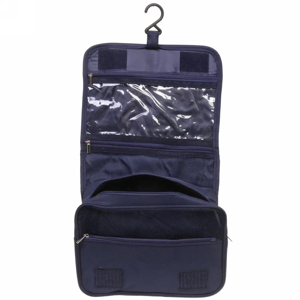 Косметичка - органайзер «Classic», цвет синий, в склад. виде 20*24*9, в расклад. виде 42*24*9см (несессер)