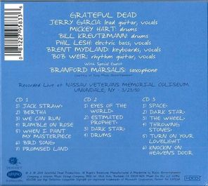Grateful Dead / Wake Up To Find Out (Nassau Coliseum, Uniondale, NY, 3/29/1990)(3HDCD)