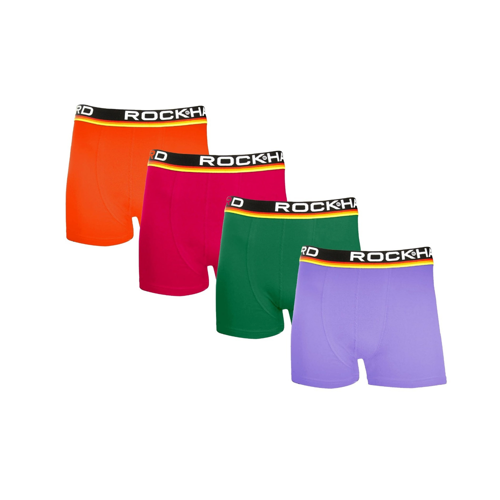Мужские трусы боксеры набор 4 в 1 (произвольные цвета) Rockhard RH47058