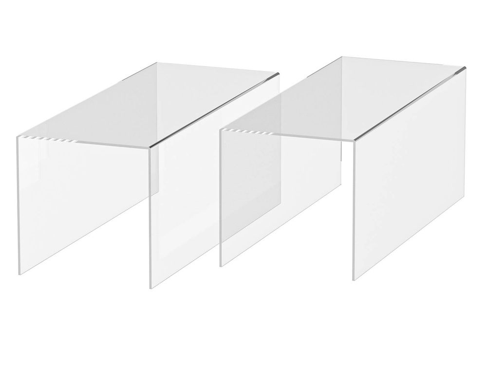 Лесенка настольная акриловая П-образная витринная