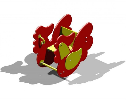 Качалка на пружине Петушок D.Kp.014