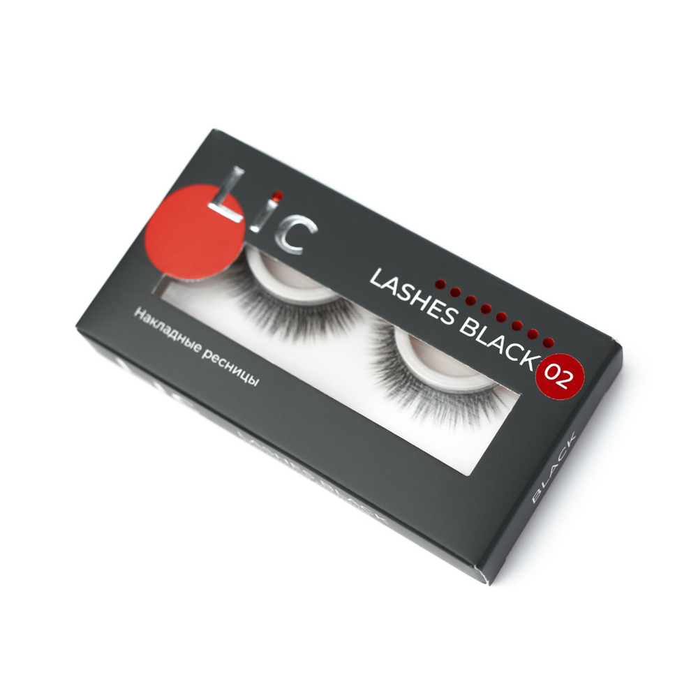 Lic False Lashes Black 02