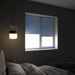 Штора рулонная Блэкаут Натали Небесная Тёмная комплектация