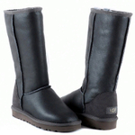 Угги Tall Zip Metallic Grey