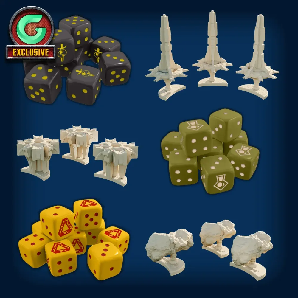 [Предзаказ] Terran/ Tholian/ Gorn Dice &amp; Starbases