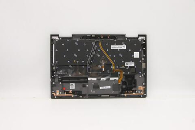 Верхняя панель с клавиатурой (топкейс) для ноутбука Lenovo ThinkPad X1 Yoga 4th Gen. раскладка - русская, с подсветкой, серая (5M10V24935), оригинал