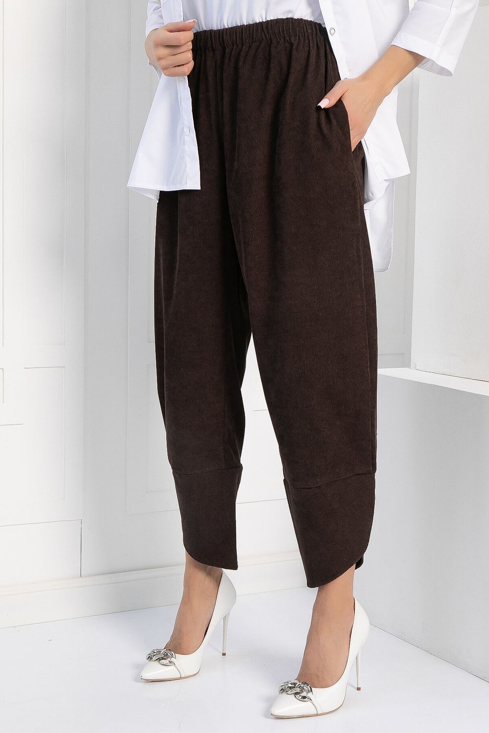 Брюки бохо (шоколад) Б12848-10М LT Collection