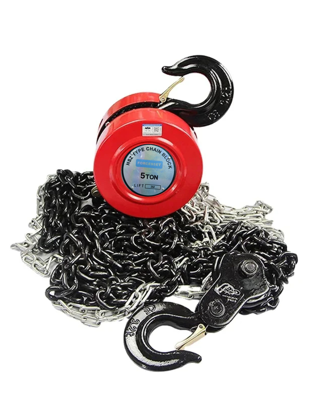 Таль цепная , Лебедка 5 тонн длина цепи 3 метра/ Лебедка механическая подвесная c фиксацией цепи