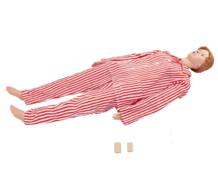 Манекен взрослого человека для ухода и осмотра с набором травм