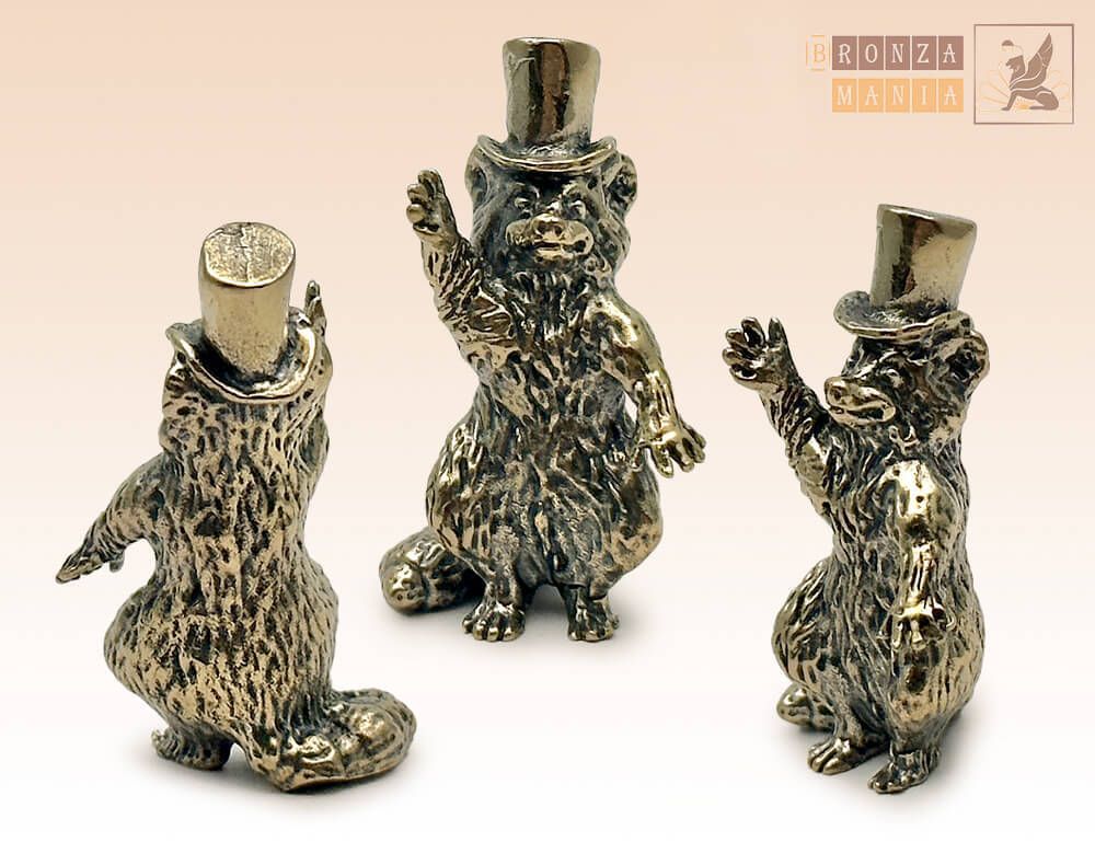 фигурка Енот в шляпе