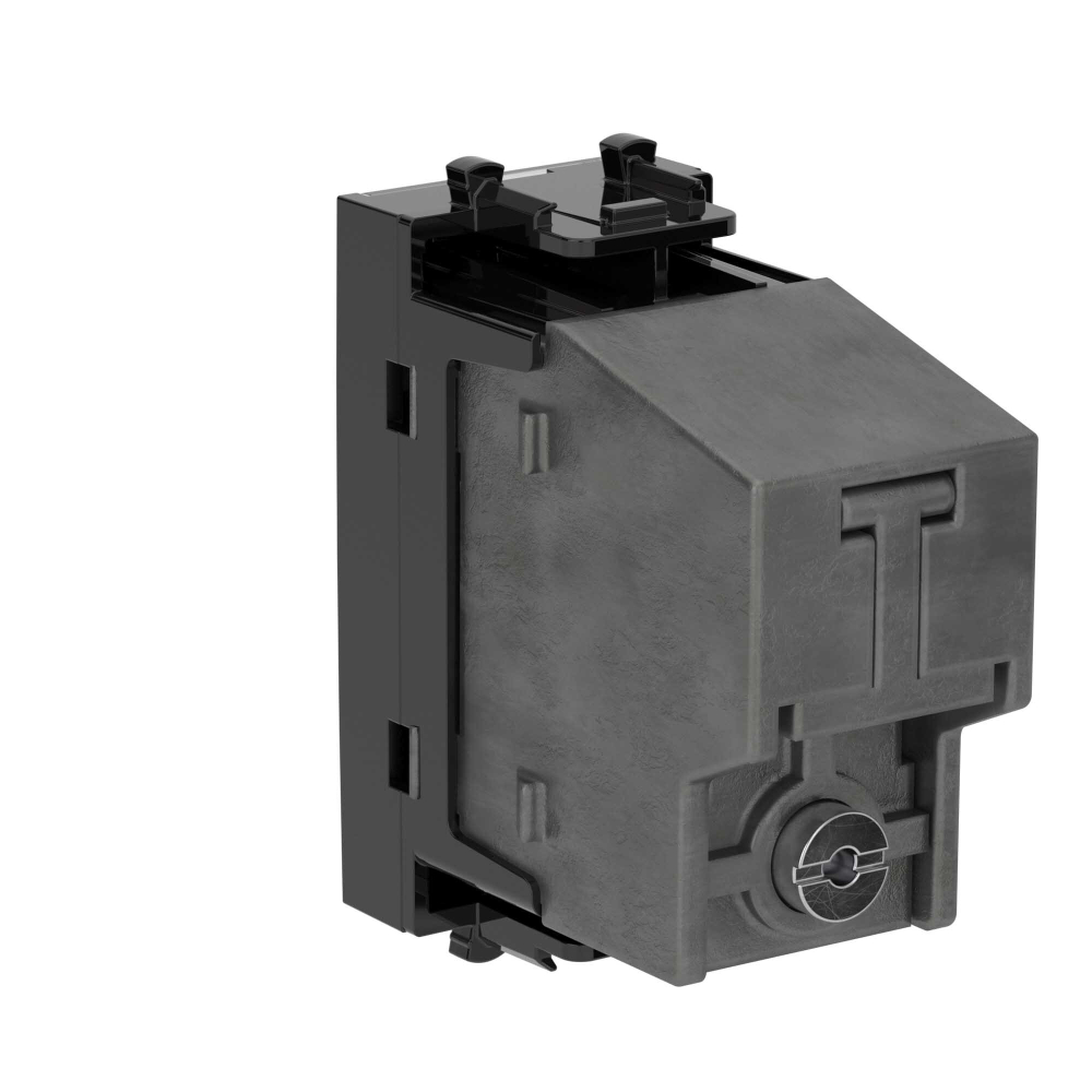 Розетка TV оконечная модульная, "Avanti", "Черный квадрат", 1 модуль