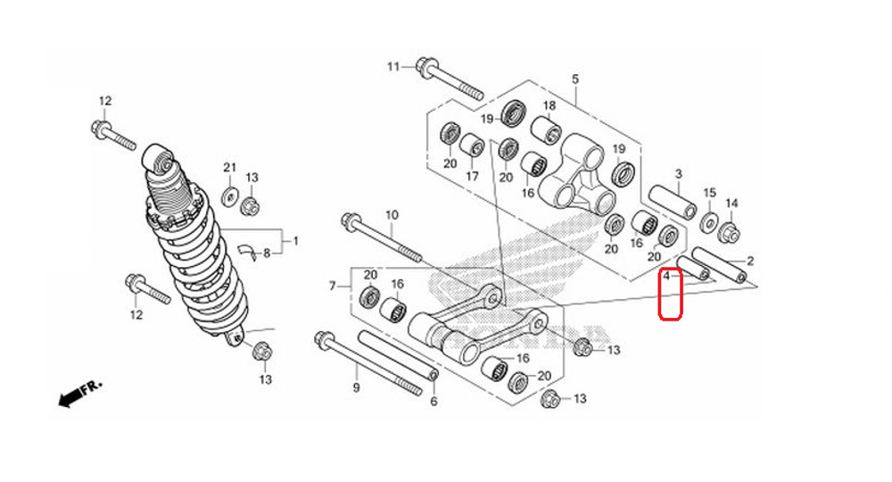 52464-KPE-900. COLLAR C, CUSHION ARM - buy | OEM spare parts from ...