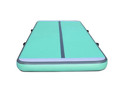 Надувная акробатическая дорожка гимнастическая "StarTrack" (ЗАУЖЕННАЯ) - 6х1,6х0,21м. (ЦВЕТ: МЕНТОЛ)