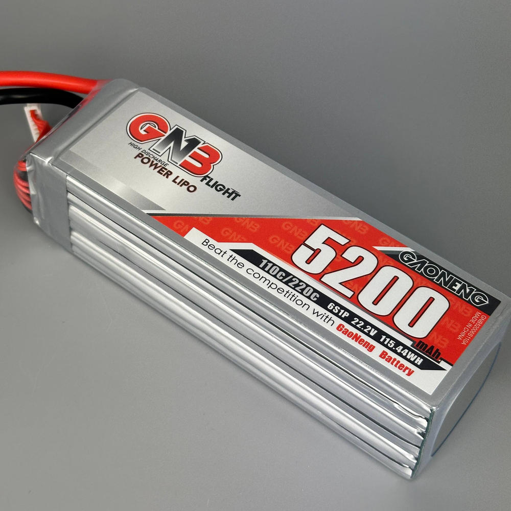 Аккумулятор LI-PO GNB 5200mah 6S 110C (XT60)