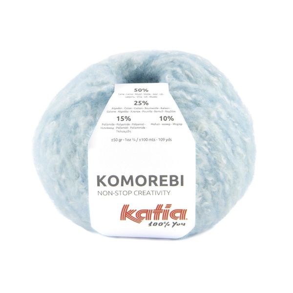 Komorebi (50% меринос, 25% хлопок, 15% полиамид, 10% мохер) 100 м/50 гр