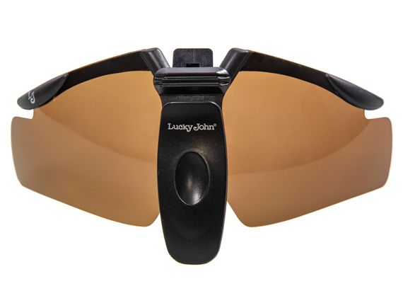 Очки поляризационые клипсы Norfin for Lucky John линзы коричневые 10