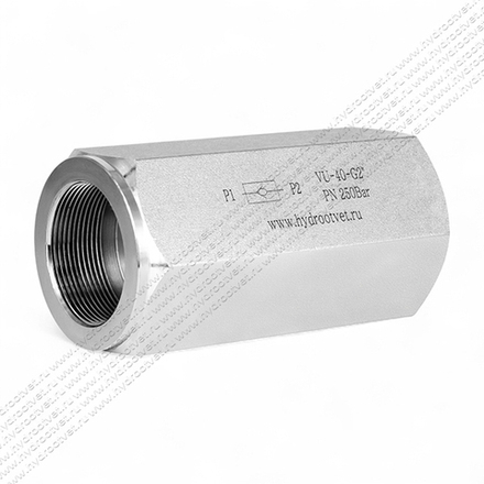 VU-40-G2 - Обратный клапан на высокое давление, резьба G2"
