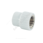 Муфта PP-R комбинированная белая Дн 25х1/2" ВР RTP (РосТурПласт) 10654