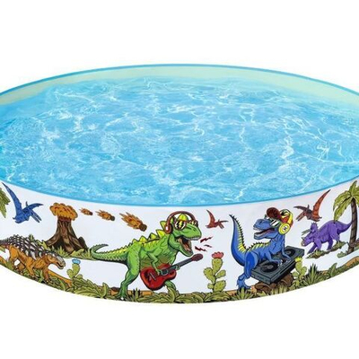 Бассейн складной 183*38 см Dinosaurous Fill 'N Fun Bestway (55022)