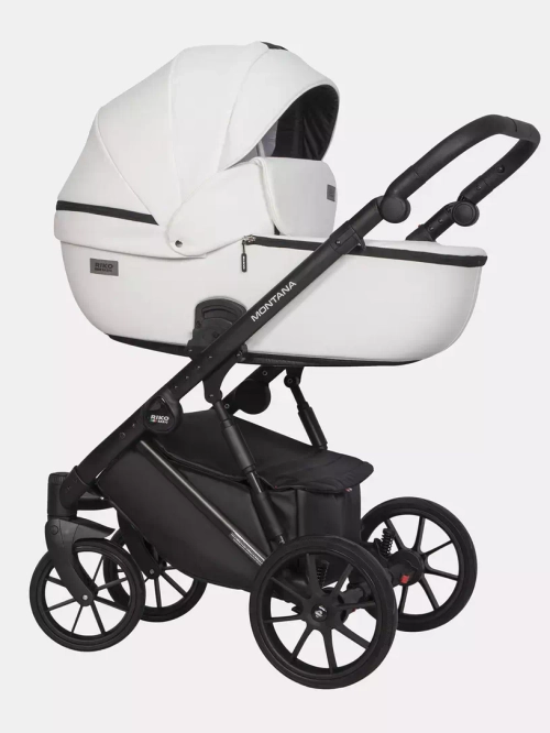 Коляска 2 в 1 Riko Basic Montana Ecco цвет 11 White (белый)