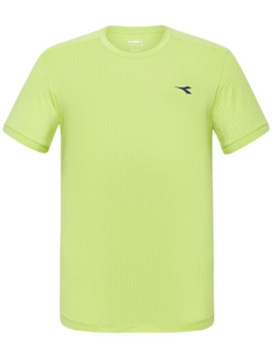 Мужская теннисная футболка Diadora Short Sleeve Icon - зеленый