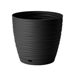Горшок для цветов Saffron 1,5 л с поддоном (черный)
