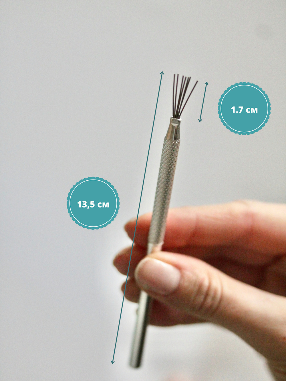 Кисть текстурная металлическая / стек для лепки