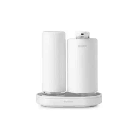 Brabantia Набор из 2 дозаторов для жидкости для посуды SinkStyle Mineral Fresh White