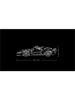 Конструктор Техник  Ford GT Форд ГТ 1466 деталей