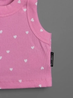 Летний кроп топ трикотажный детский