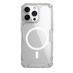Усиленный прозрачный чехол от Nillkin с поддержкой MagSafe для iPhone 13 Pro Max, серия Nature TPU Pro Magnetic Case