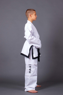 Добок ITF ProfSport (черный кант)