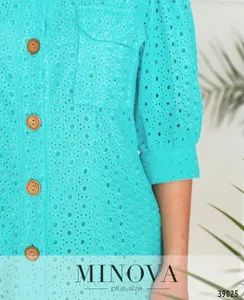 Платье 3147B-ярко-голубой Minova