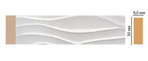 Молдинг DECOMASTER D044-114ДМ (30*8*2400мм)