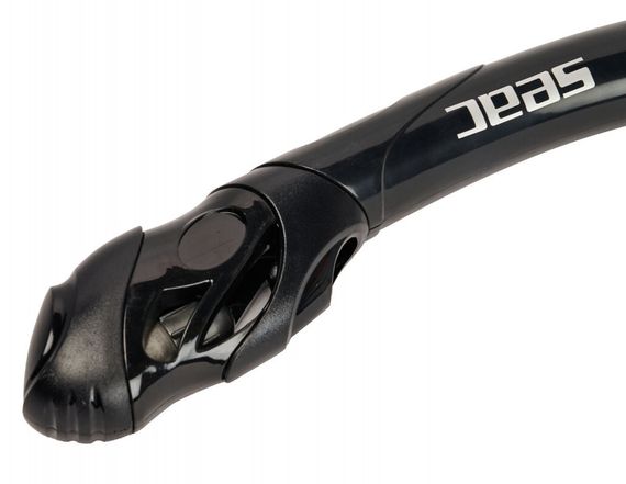 Трубка Seac Reverse Dry черный/черный