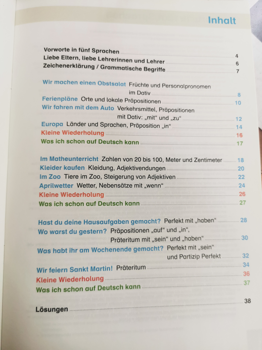 Spielerisch Deutsch lernen, Wortschatzvertiefung und Grammatik - Lernstufe 3 Buch