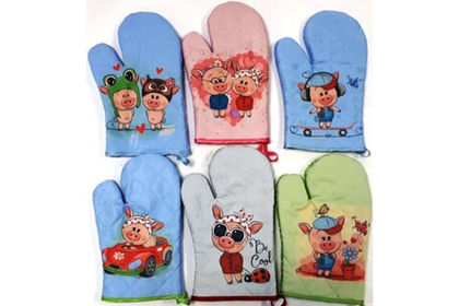 Прихватка-Рукавица Эдем СМА Хрюша фотопринт 20х30