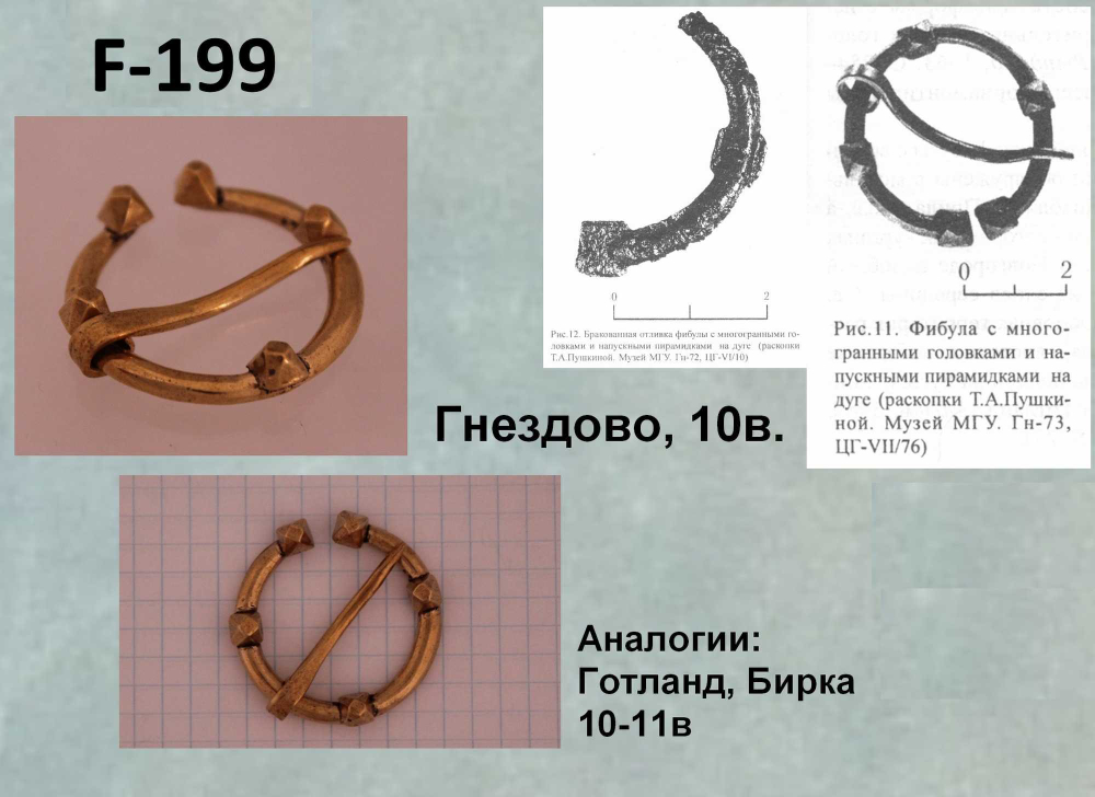 Фибула. Гнёздово 10 в.