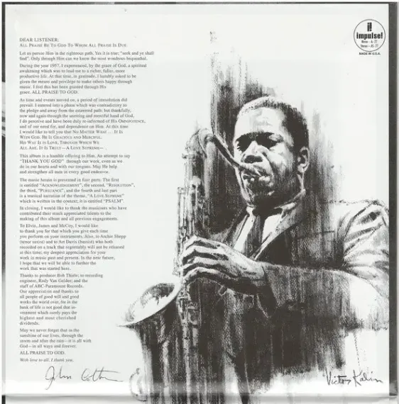 John Coltrane – A Love Supreme - SACD