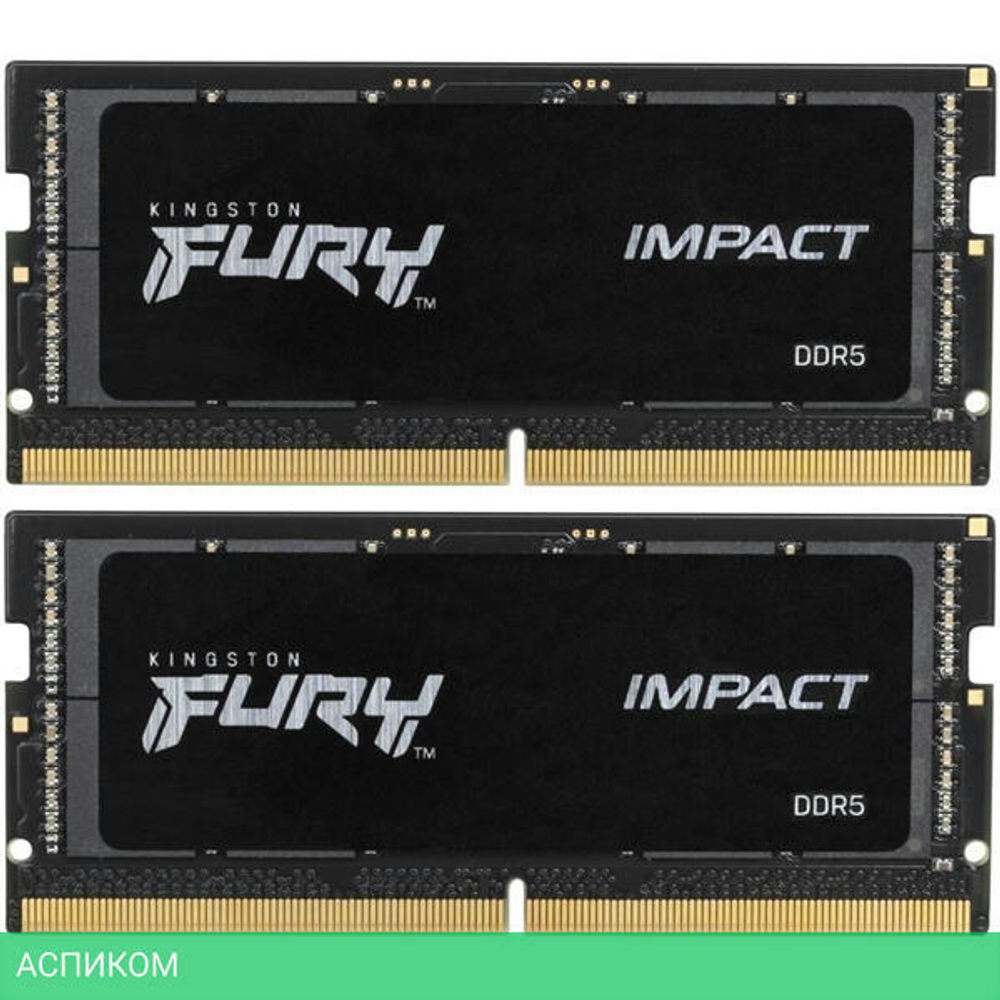 Оперативная память Kingston Fury Impact 32Gb DDR5 (KF560S38IBK2-32)