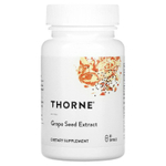 Thorne, Экстракт виноградных косточек, 60 капсул (100 мг на капсулу)