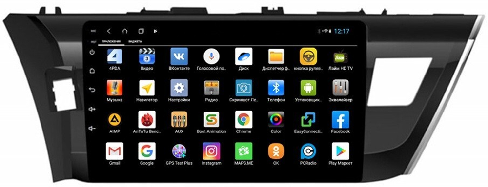 Магнитола для Toyota Corolla 2013-2016 - Parafar PF307XHD на Android 13, 8-ядер, 4Гб+64Гб, CarPlay, 4G SIM-слот