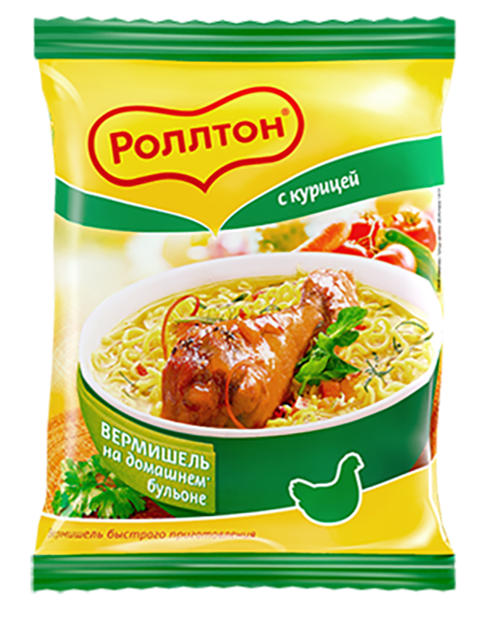 вермишель б/п Роллтон Курица 60гр (1х42)