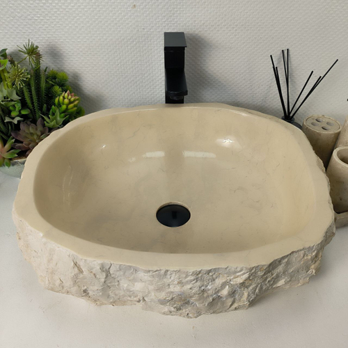 Раковина из мрамора Erozy Cream EM-64952 53*45*15 0874