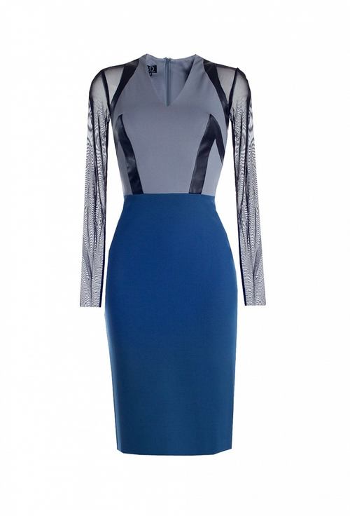 Платье с рукавом-регланом BASIC-10-17FW