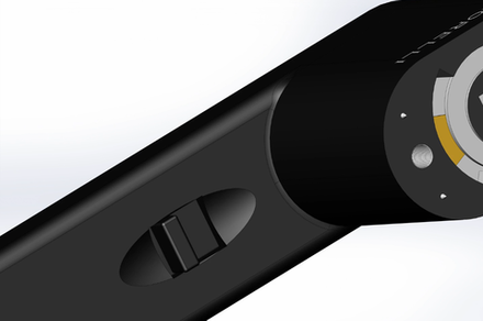 Ручка дверная Morelli MARACANA MH-62-R50 BL на скрытой квадратной розетке с фиксатором, Цвет – черный