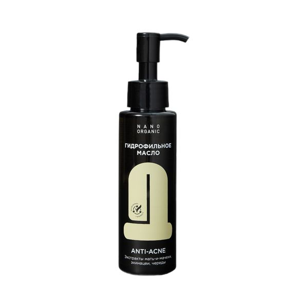 Гидрофильное масло Anti-Acne (для проблемной кожи), 110 мл (Nano Organic)