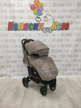 Коляска прогулочная Baballo Future 2024 бежевая (черная рама)