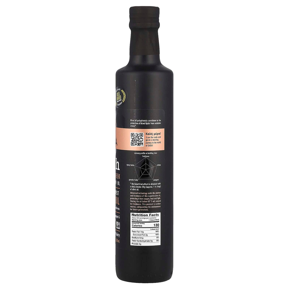 Gaea, Fresh, оливковое масло холодного отжима, 500 мл (16,9 жидк. унц.)